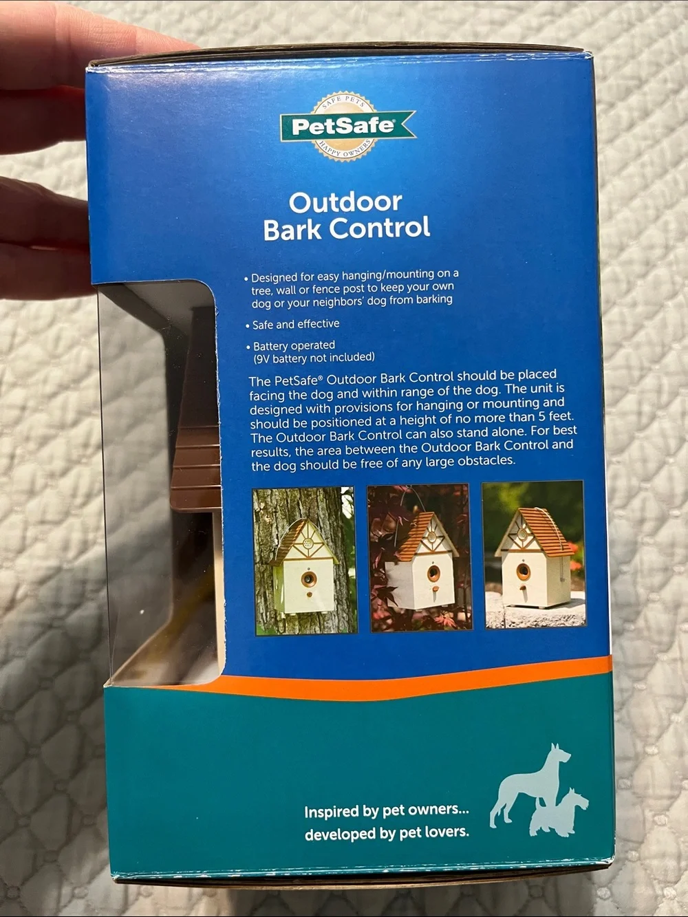 PetSafe Outdoor Bark Control - Blue and Teal Packaging